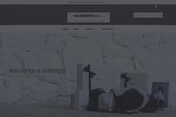 Nouveau theme site design template sample