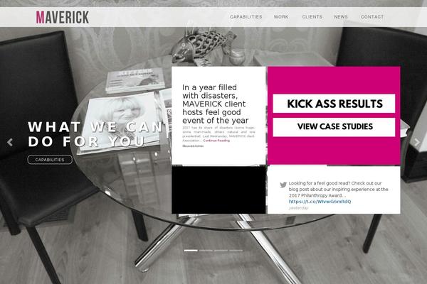 wearemaverick.com site used Maverick