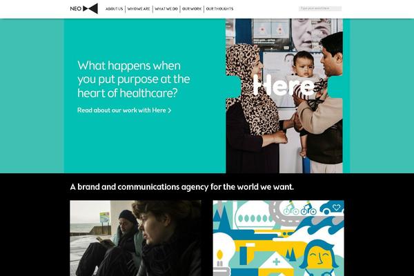 Neo theme site design template sample