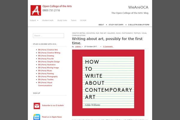 weareoca.com site used Oca