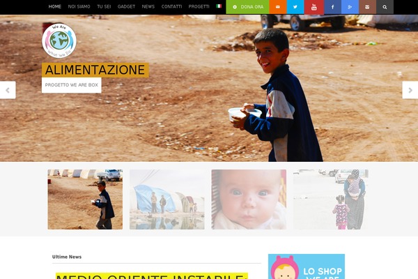 weareonlus.org site used Mission