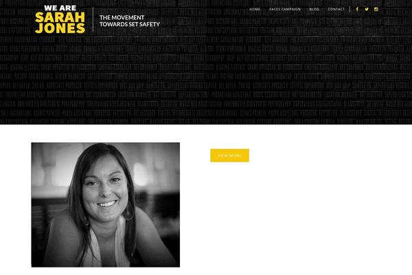 wearesarahjones.com site used Sarah-jones