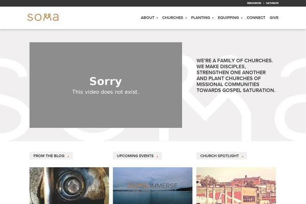 Soma theme site design template sample