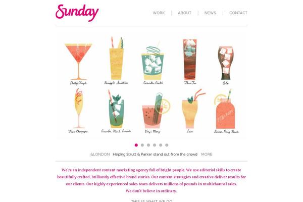 wearesunday.com site used Wearesunday