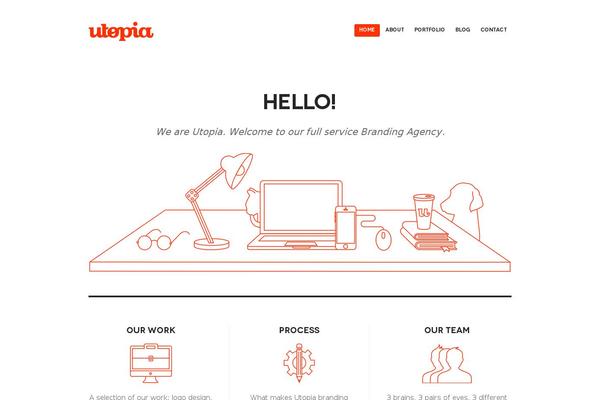 Sparks theme site design template sample