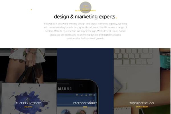 weareyellowball.com site used Yellowball