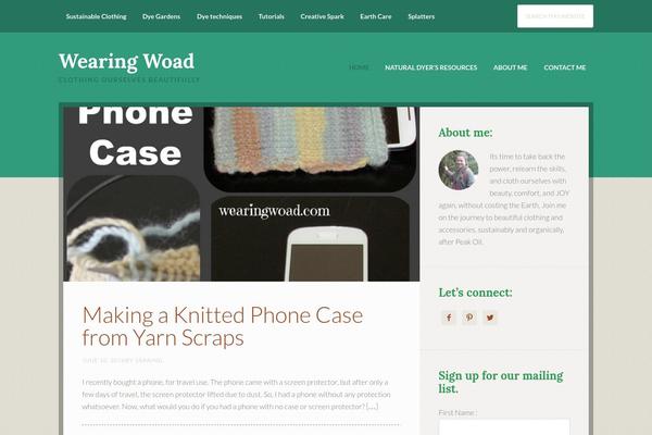 Going Green Pro theme site design template sample