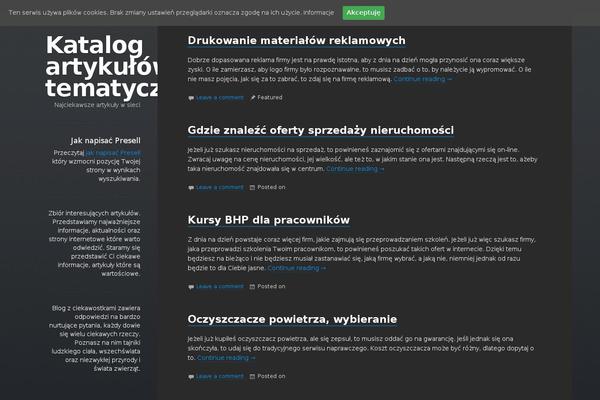 Displace theme site design template sample