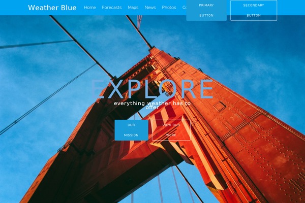 BlackBird theme site design template sample