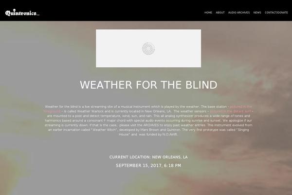 weatherfortheblind.org site used Weather