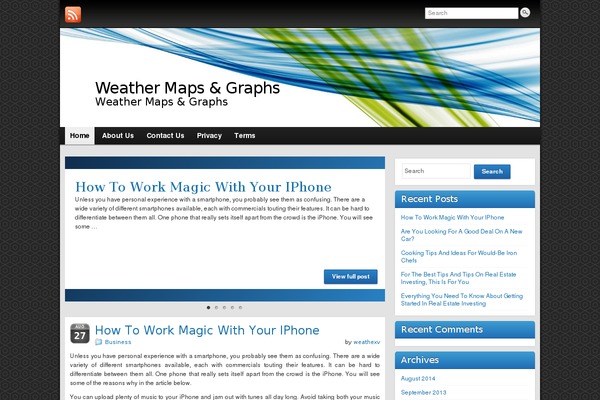 Graphene theme site design template sample