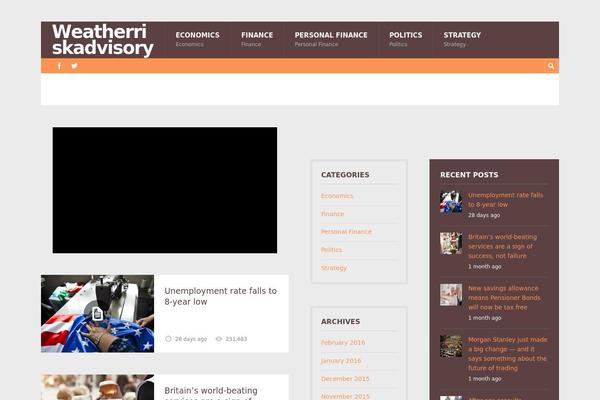 Truemag theme site design template sample
