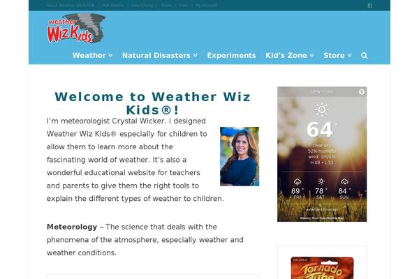 Site using Awesome-weather-pro plugin
