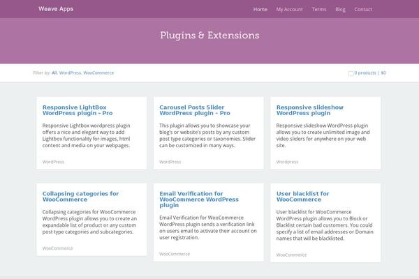 Site using Responsive-lightbox-pro plugin