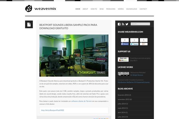 Gordon theme site design template sample