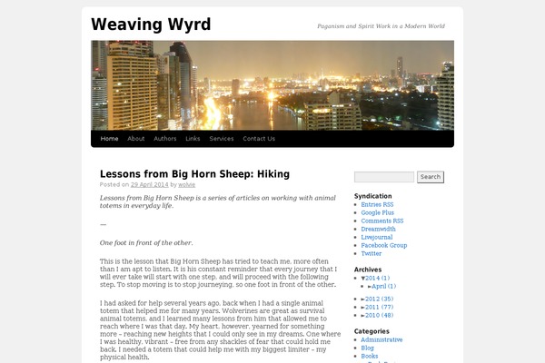 Weaver theme site design template sample