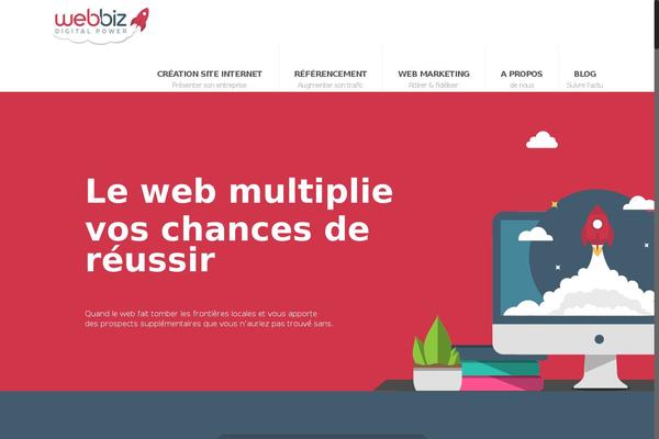 Wpserveur theme site design template sample