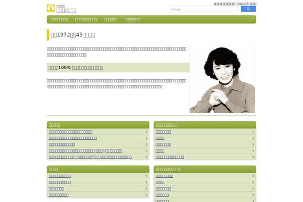 Twentytwelve-child theme site design template sample