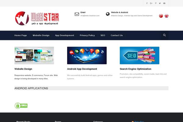 Kroth theme site design template sample