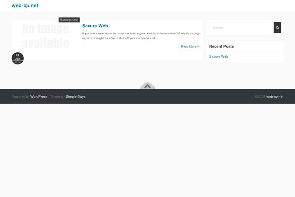 Simple Days Plus theme site design template sample