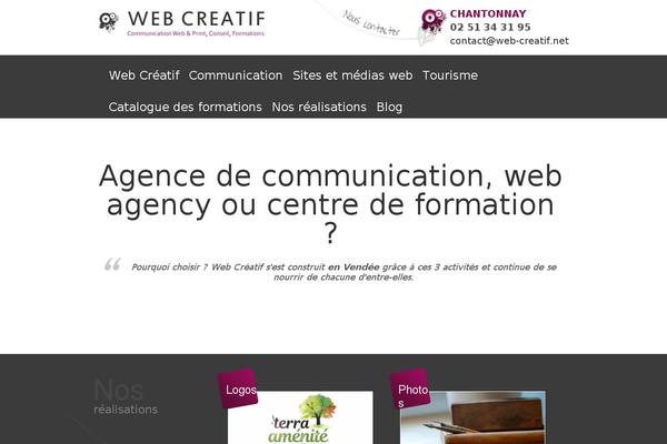 Wpserveur theme site design template sample