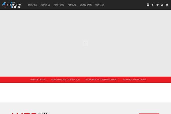Infographer theme site design template sample