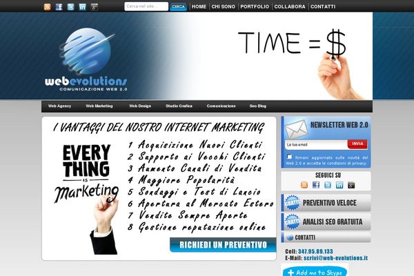 Digital theme site design template sample