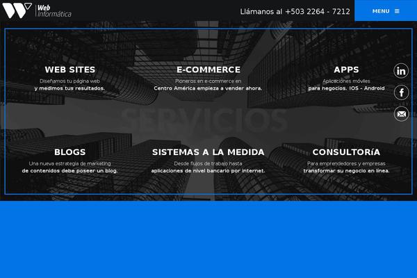 Wallstreet theme site design template sample