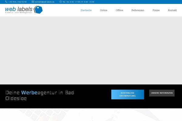 web-labels.de site used Weblabels
