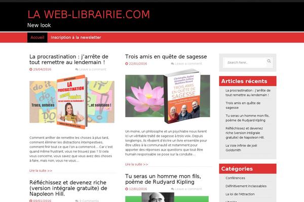 Hueman Child theme site design template sample