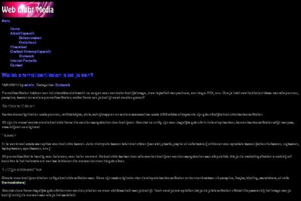 Orbit theme site design template sample