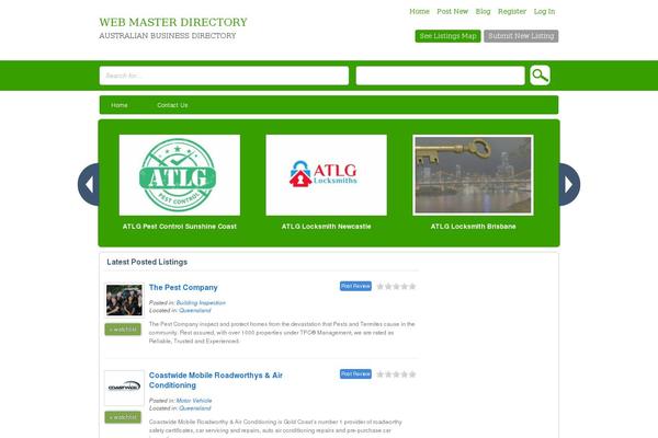 web-master-directory.com site used Buzzler-child
