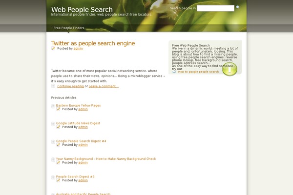 Site using GeneralStats plugin