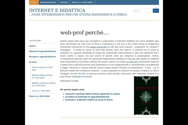 Academica theme site design template sample