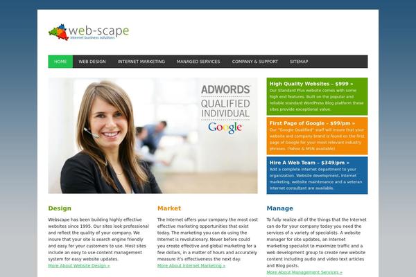 Metro Pro theme site design template sample