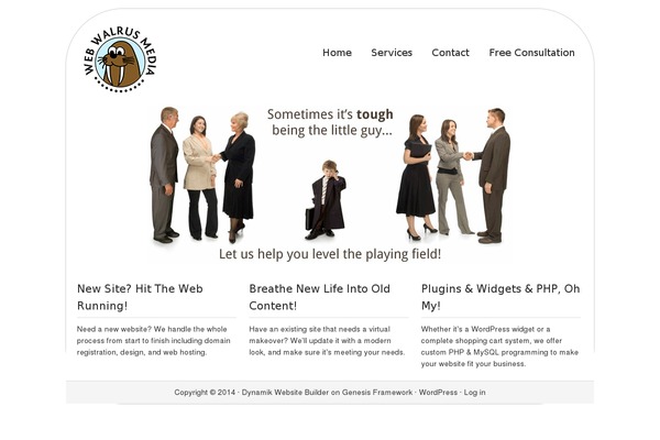 Dynamik Gen theme site design template sample