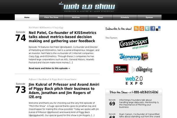 web20show.com site used Base