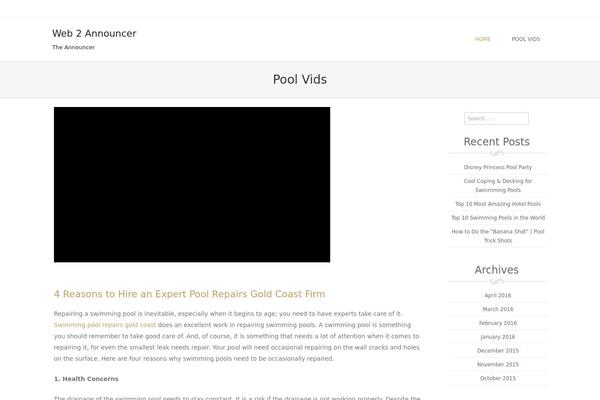 web2announcer.com site used Brasserie