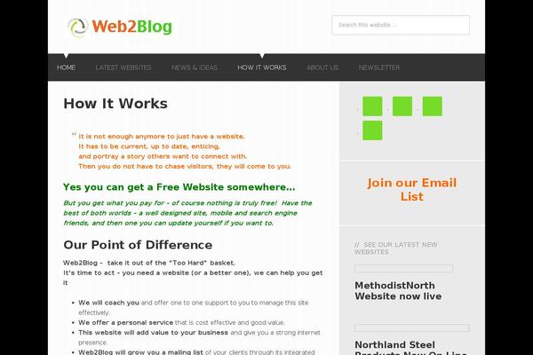 Streamline Pro theme site design template sample