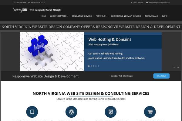 Modality theme site design template sample