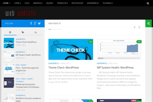 webaddicts.in site used Hueman1