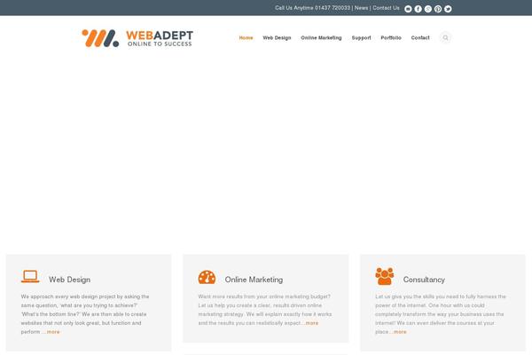 WordPress website example screenshot