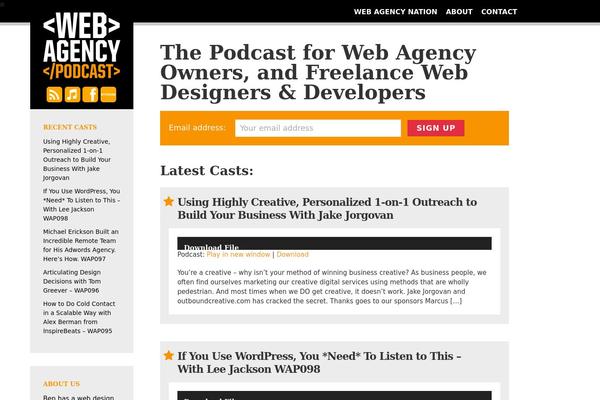 webagencypodcast.com site used Colon-plus