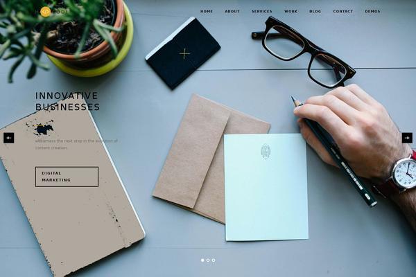 Themify-infinite theme site design template sample
