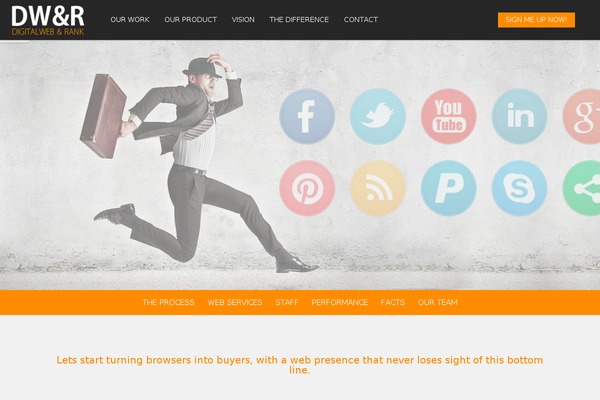 Infographer theme site design template sample