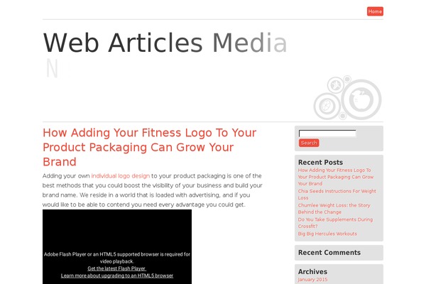 Food and Diet theme site design template sample