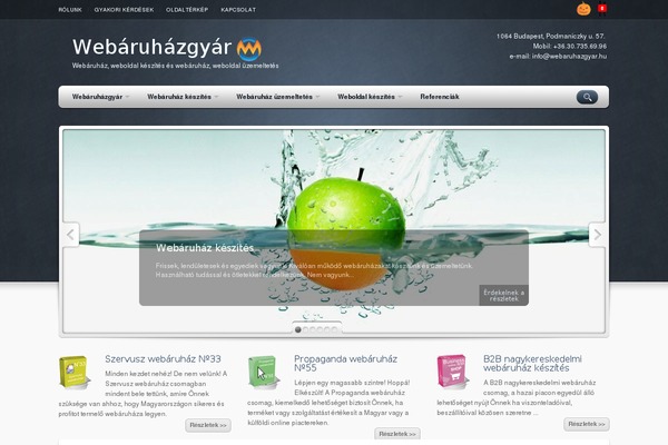 Thunder theme site design template sample