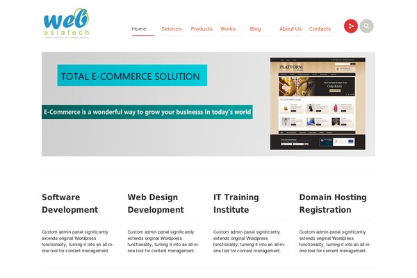 Industrial theme site design template sample
