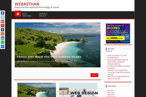 webasthan.com site used First Mag