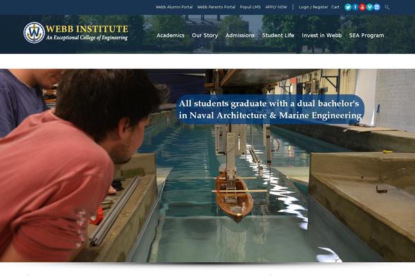 Polytechnic theme site design template sample